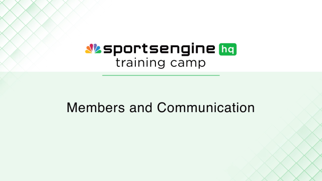 Members and Communication